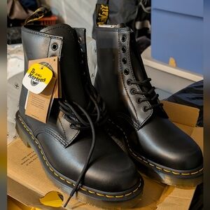 Dr. Martens Black Leather Boots